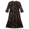 Long Smocked Floral Printed Dress