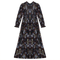 Tone On Tone Dress With Flower Print