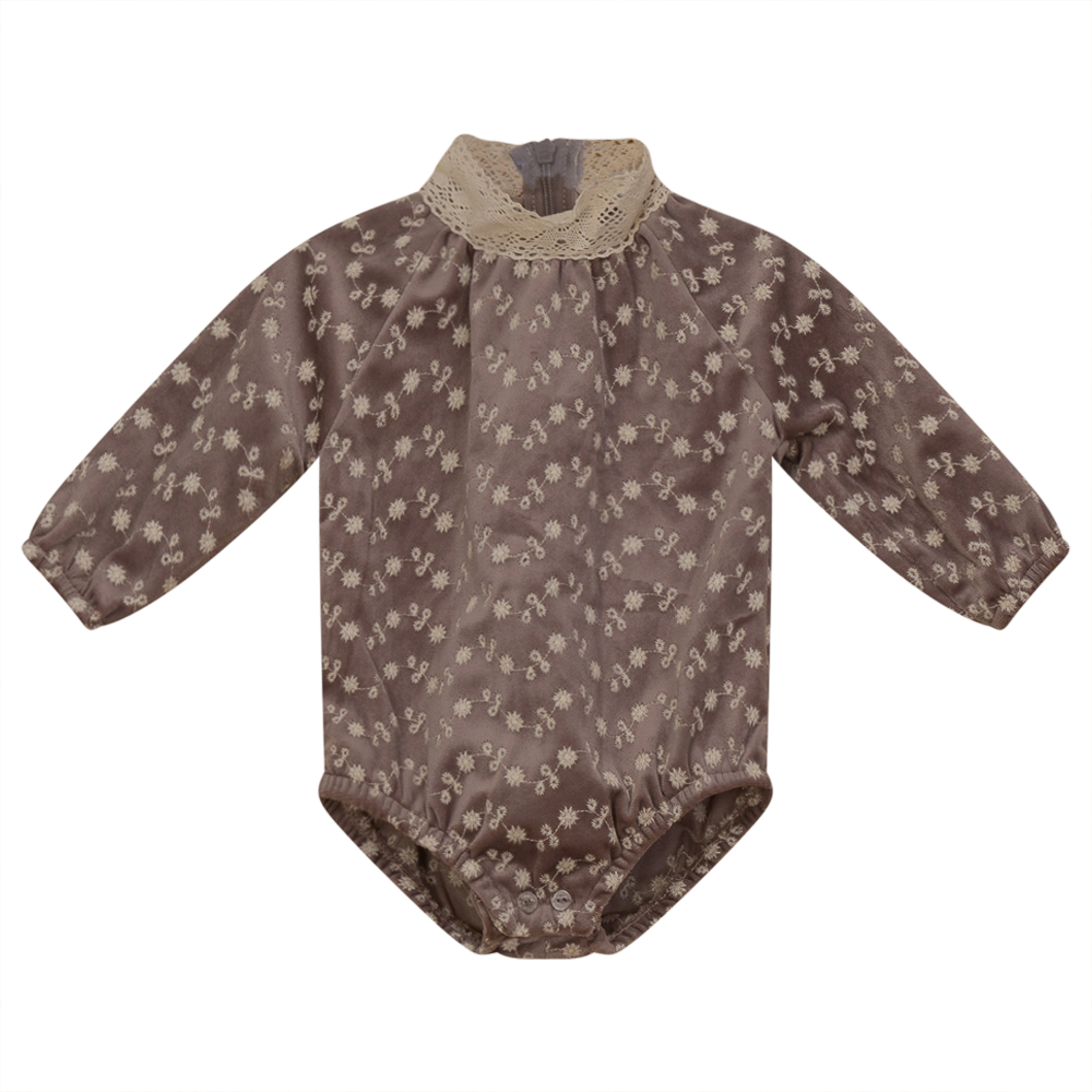 Embroidered Velvet Bubble