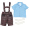 Cute Plaid Suspender Pants Performance Costume