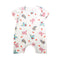 Short sleeve baby bodysuit