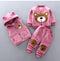 Children's thick three-piece suit