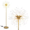 63-Inch Crystal Floor Lamp with Acrylic Crystals
