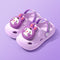 Children's Slippers Summer Cartoon Baby Soft Bottom Hole Shoes Boys And Girls Closed Toe Sandals