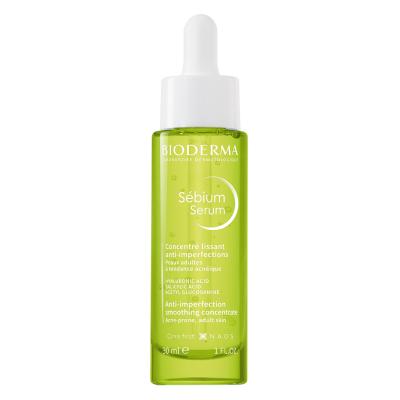 Bioderma Sebium Serum 30ml - Dermatologically Tested Facial Serum for Oily & Acne-Prone Skin, Hypoallergenic & Non-Comedogenic