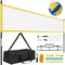 Portable Outdoor Volleyball Net Set Heavy-Duty Volleyball Net System