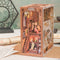 Dongpo Zhiyi Diy Wooden 3d Stereo Hand-assembled Book Stand Model Building Toy
