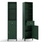 67 Inch Tall Bathroom Cabinet Narrow Floor Cabinet with Fluted Door