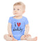English Letter Printed Cotton Baby Romper