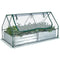 6 x 3 x 3 Feet Galvanized Raised Garden Bed with Greenhouse