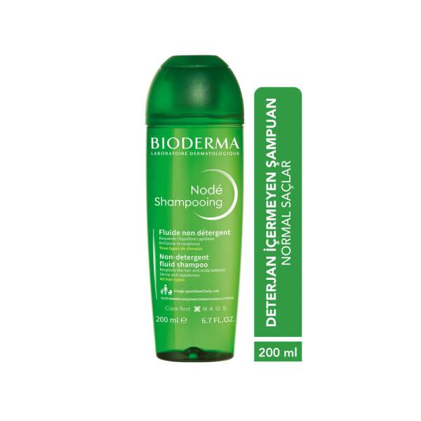 Bioderma Node Fluid Shampoo - Gentle, Non-Damaging Hair Care for All Hair Types, Frequent Use Shampoo for Soft & Shiny Hair