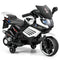 6V Kids Motorcycle with Headlights Music and Detachable Training Wheels