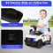 6V Kids Ride On Police Car with Real Megaphone and Siren Flashing Lights