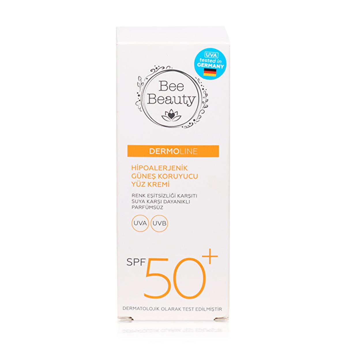 Bee Beauty Hypoallergenic Sunscreen Face Cream SPF50+ - Anti-Aging Sun Protection for Sensitive Skin