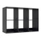 6 Cube Bookshelf with Back Guardrail for Living Room Bedroom