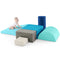 6 Pieces Foam Climbing Blocks Indoor Climb and Crawl Activity Playset with Rectangles