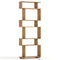 6-Tier Geometric Bookshelf with 2 Anti-Tipping Kits for Home Office