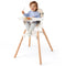 6-in-1 Baby High Chair with Removable Dishwasher and Safe Tray-White