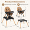 5-in-1 Baby Wooden Convertible High Chair