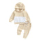 Boys Patchwork Hoodie Suit Fashion Casual