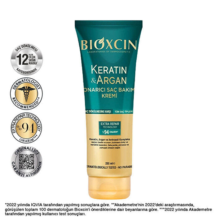 Bioxcin Keratin & Argan Repair Hair Cream