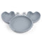 Silicone Split Cutlery Crab Plate For Infants