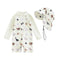 Baby Long-sleeved Onesie Swimsuit With Sun Protection for Boys And Girls