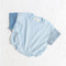 Baby Boy Solid Color Stitching Triangle Short-sleeved Jumpsuit