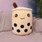 Fruit Milky Tea Cup Pillow Plush Toy Leather Phone Case