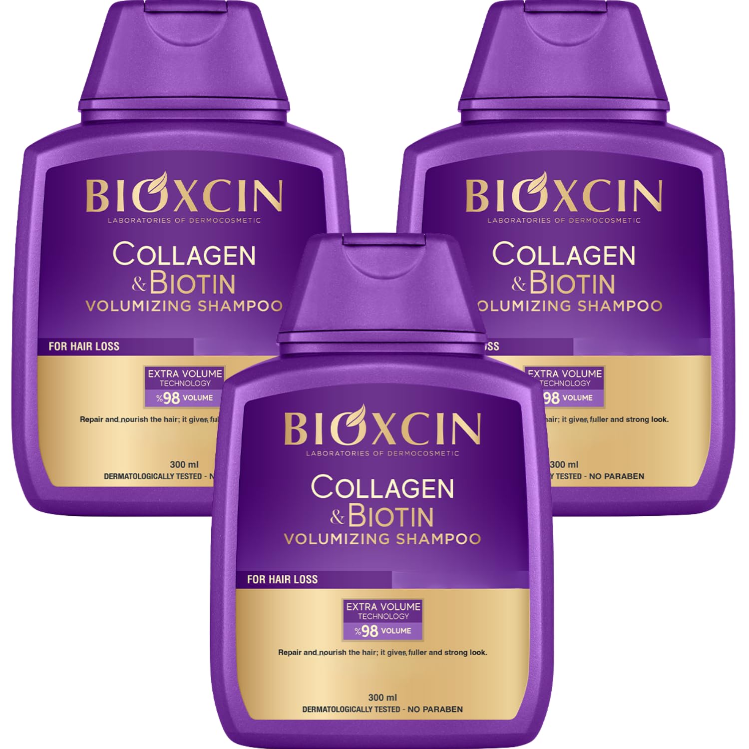 Bioxcin Collagen & Biotin Volume Shampoo 300 ml Advantageous Set of 2