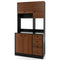 71 Inch Kitchen Pantry with 3 Storage Cabinet and 3 Deep Drawers