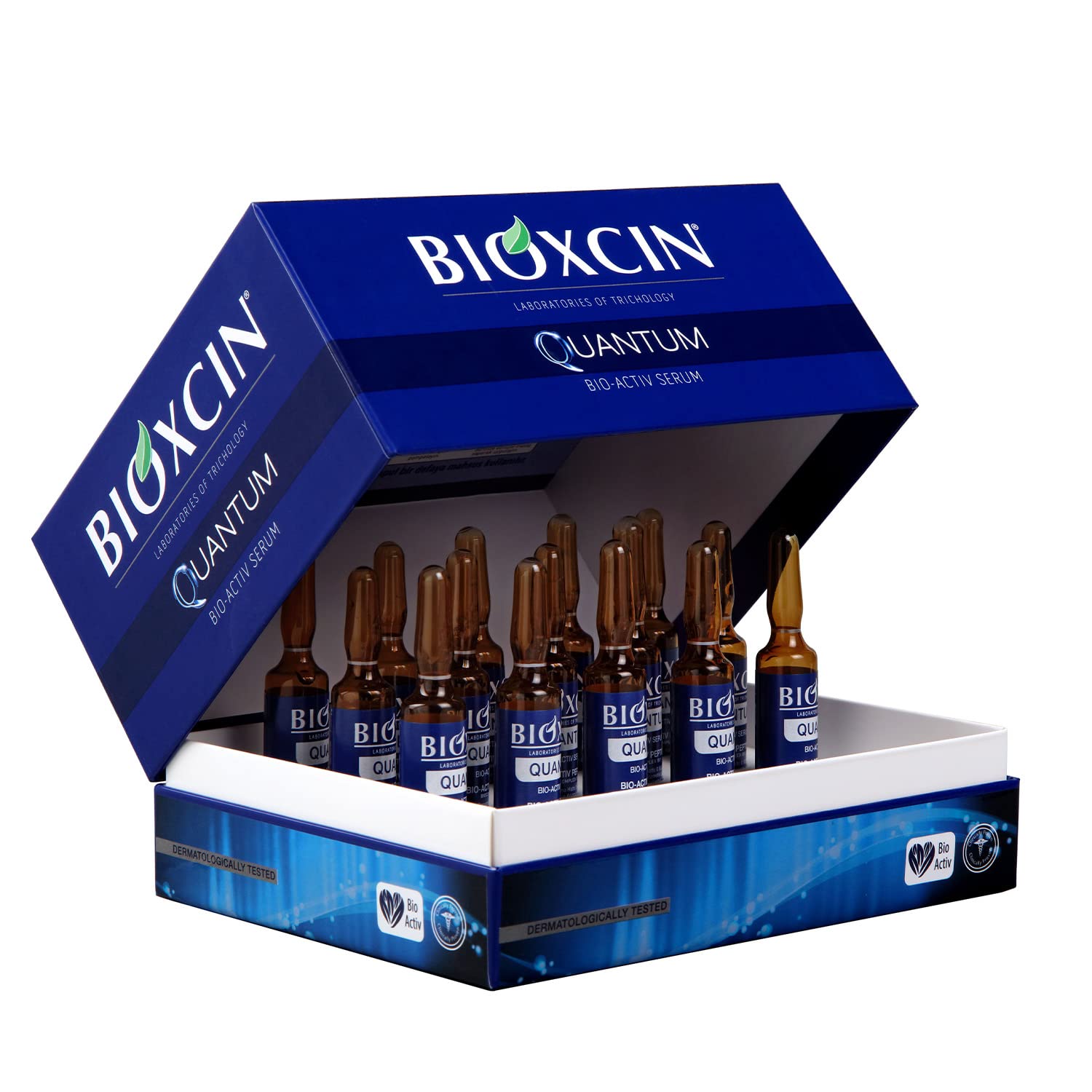 Bioxcin Quantum Bio-Activ Hair Serum - Nourishing Hair Care for Damaged Hair, 15x6 ml