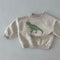 New Children's Cute Dinosaur Fleece Soft Pullover Sweater