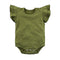 Children's Clothing Candy Color Ruffled Girls' Onesie Baby Romper