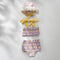 Girls' Flower Hooded One-piece Swimsuit