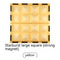 Color Window Asterism Magnetic Building Blocks Assembly