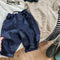 Children's Washed Cotton Casual Pants