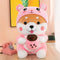 Transformation Milk Tea Dog Plush Toy