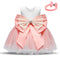 Baby Princess One Year Old Bow Lace Dress