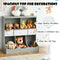 Freestanding Combo Cubby Bin Storage Organizer Unit W/3 Baskets