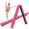 7 Feet Folding Portable Floor Balance Beam with Handles for Gymnasts