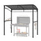 7 x 4.5 Feet Grill Gazebo Outdoor Patio Garden BBQ Canopy Shelter-Brown