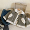Girls Fleece-Lined Coat Winter Kids Lambswool Top