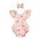 Baby Harness Print Dress Crawling Clothes