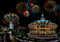 City night scratch painting