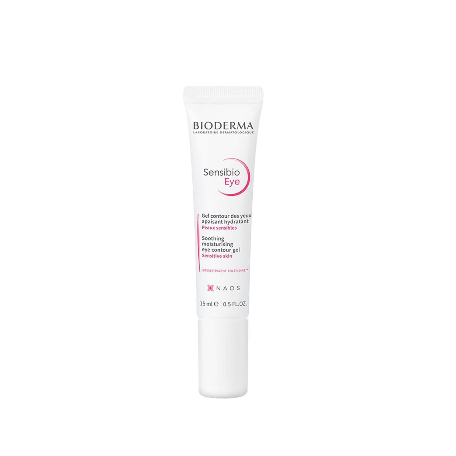 Bioderma Sensibio Eye Contour Gel - Gentle, Non-Irritating Eye Care for Sensitive Skin, 15ml