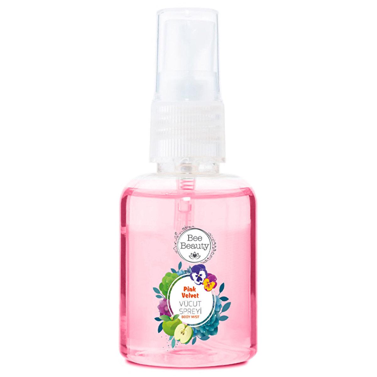 Bee Beauty Pink Velvet Body Spray 50ml - Moisturizing, Refreshing Fragrance for All Seasons