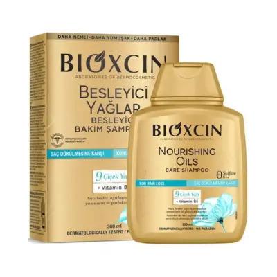Bioxcin Nourishing Shampoo for Dry & Damaged Hair - 300ml, Reduces Hair Loss