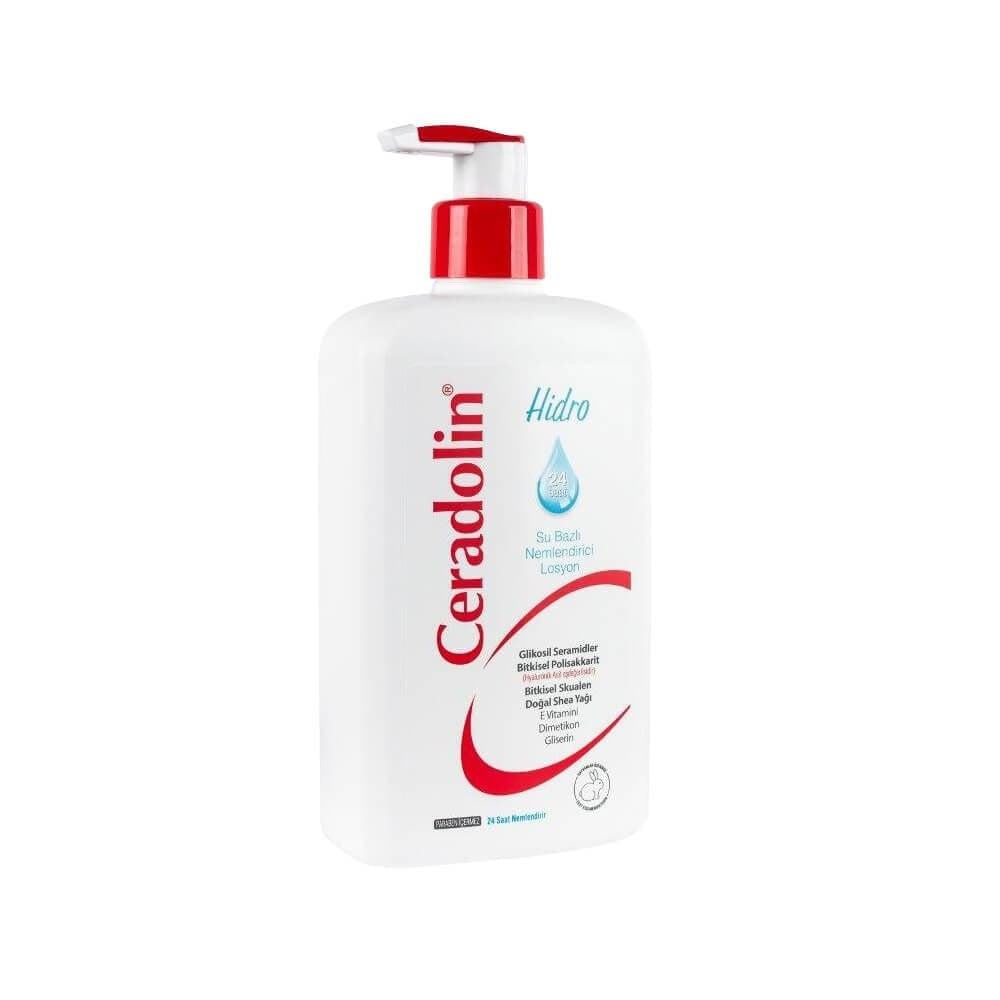 Ceradolin Moisturizing Lotion - 24 Hour Hydration, Paraben-Free, Natural Skincare for Dry Skin