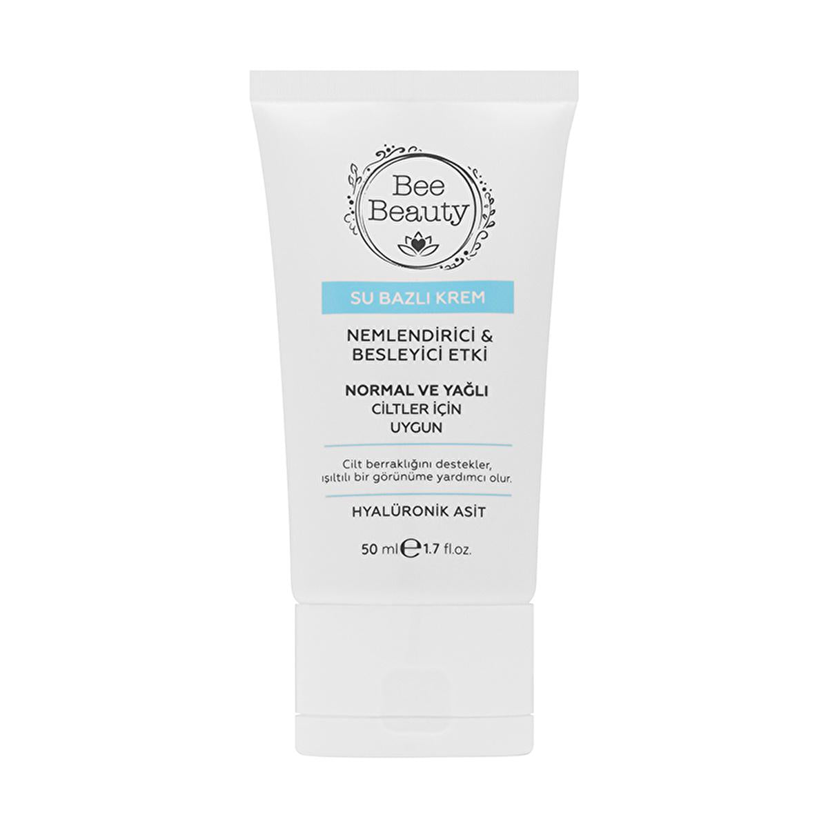 Bee Beauty Hyaluronic Acid Oil-Free Gel Cream: Intense Hydration, Radiant & Bright Skin, Strengthens Skin Barrier (1.69 fl oz)
